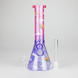 10" Glass Bong With The Butterfly Design Glass Bong 777 Smoke