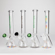 WellCann | 11" Beaker Glass Bong Glass Bong Smoking Cat Distribution