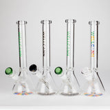 WellCann | 11" Beaker Glass Bong Glass Bong Smoking Cat Distribution