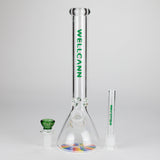 WellCann | 11" Beaker Glass Bong Glass Bong Smoking Cat Distribution