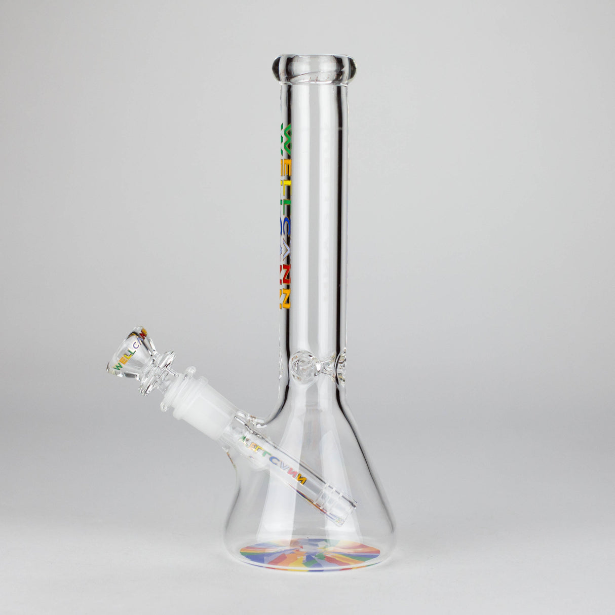 WellCann | 10" Beaker Glass Bong Glass Bong Smoking Cat Distribution