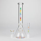 WellCann | 10" Beaker Glass Bong Glass Bong Smoking Cat Distribution
