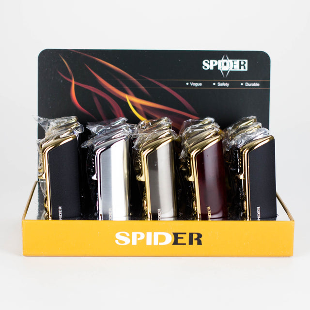 Spider | Refillable Torch Lighter with Cigar punch [SP-528] - 20/Display Torch The MST