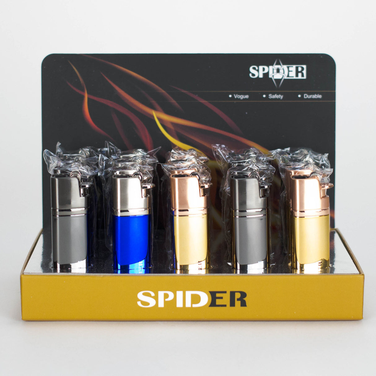 Spider | Refillable Torch Lighter [SP-379A] - 20/Display Torch The MST