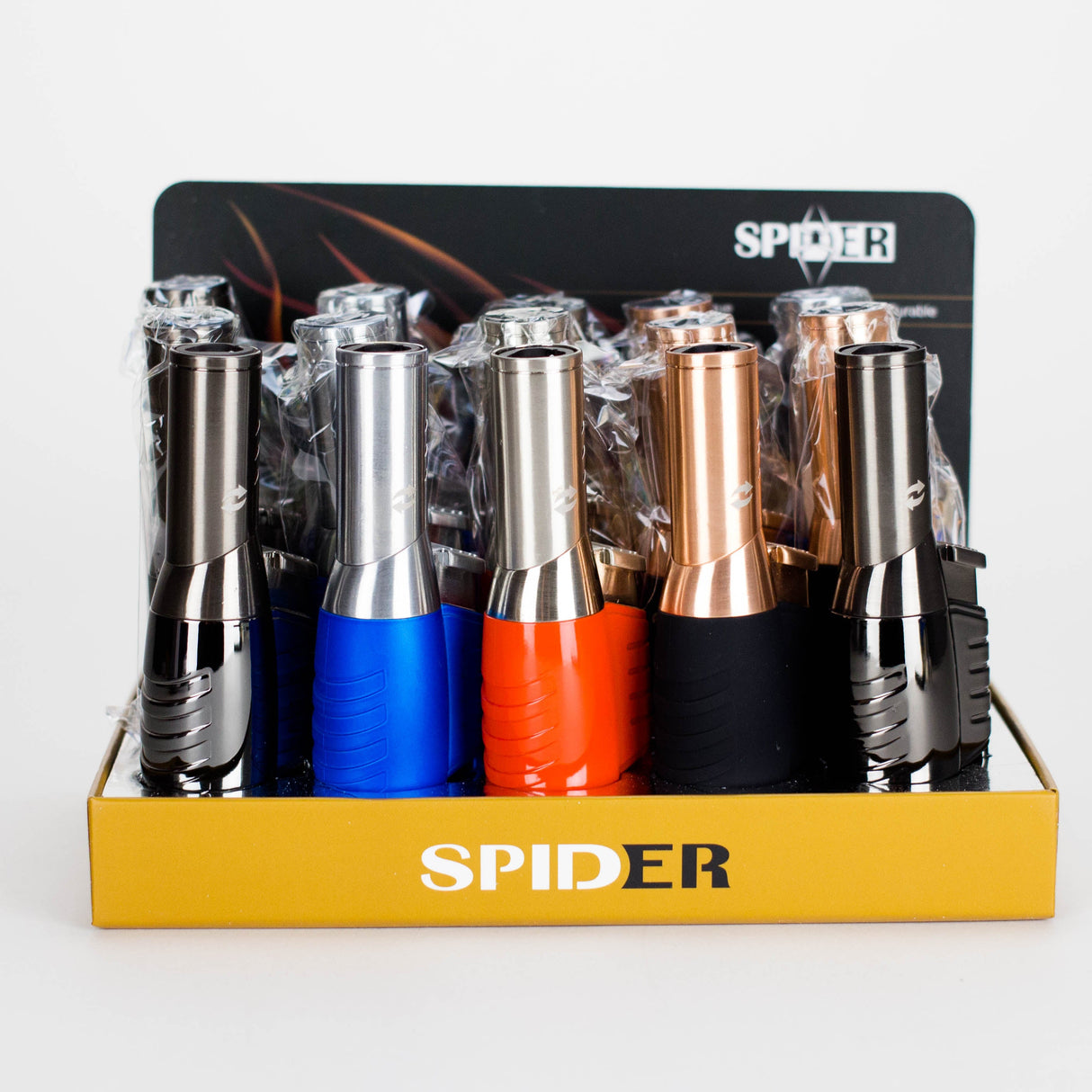Spider | Refillable Rotatable angle Torch Lighter [SP-578] - 15/Display Torch The MST