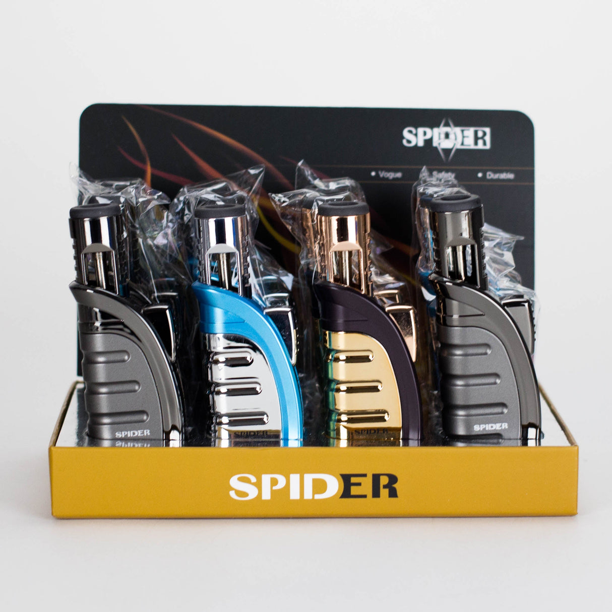 Spider | Refillable Torch Lighter [SP-315] - 12/Display Torch The MST