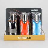 Spider | Refillable Torch Lighter [SP-386] - 9/Display Torch The MST
