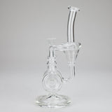 11″ Clear Recycler Glass Bong with inline diffuser [C8032] Glass Bong Canadian Distributor