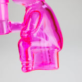6″ Pink Bunny Soft Glass Bong [HL011] Glass Bong Canadian Distributor