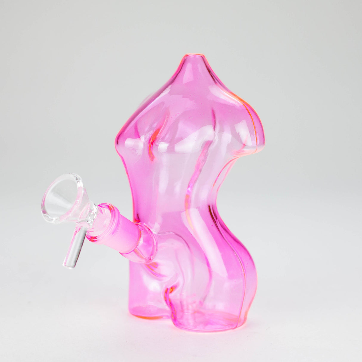 4″ Pink Lady Soft Glass Bong [TX218] Glass Bong Canadian Distributor