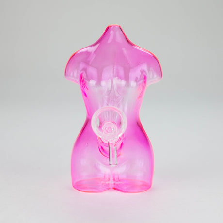 4″ Pink Lady Soft Glass Bong [TX218] Glass Bong Canadian Distributor