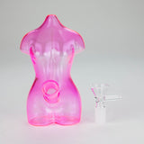 4″ Pink Lady Soft Glass Bong [TX218] Glass Bong Canadian Distributor