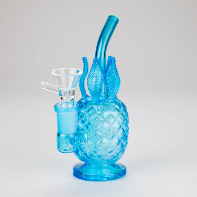 5″ Blue Pineapple Soft Glass Bong [TX213] Glass Bong Canadian Distributor