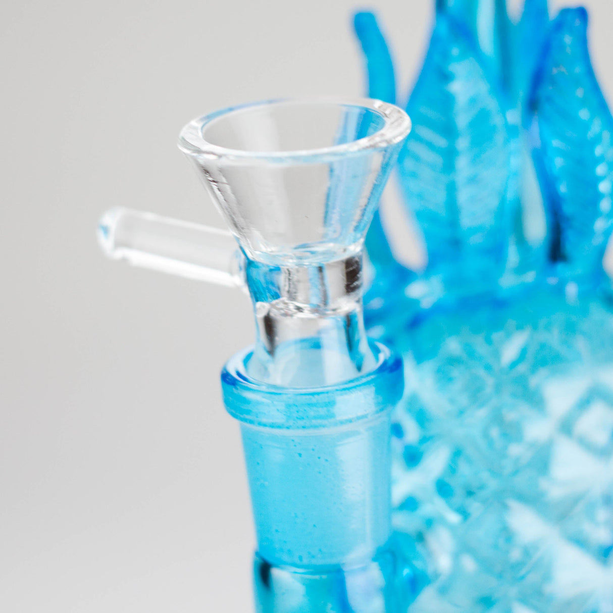 5″ Blue Pineapple Soft Glass Bong [TX213] Glass Bong Canadian Distributor