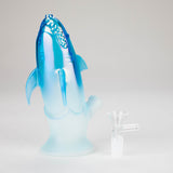 7″ Blue Dolphin Glass Bong [XD009] Glass Bong Canadian Distributor