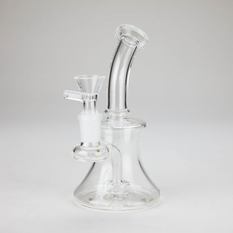 6″ Clear Glass Bong with water diffuser [DCK-017] Glass Bong Canadian Distributor