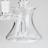 6″ Clear Glass Bong with water diffuser [DCK-017] Glass Bong Canadian Distributor