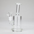 7″ Clear Glass Bong with water diffuser [C1041] Glass Bong Canadian Distributor