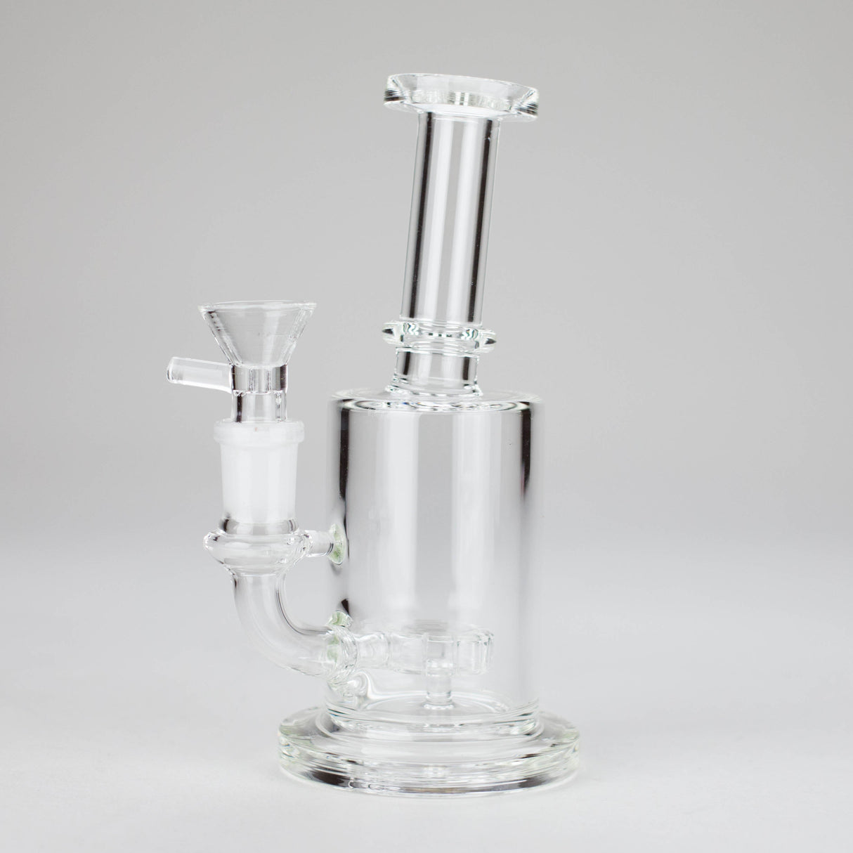 7″ Clear Glass Bong with water diffuser [C1041] Glass Bong Canadian Distributor