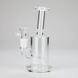 7″ Clear Glass Bong with water diffuser [C1041] Glass Bong Canadian Distributor