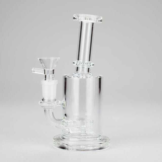 7″ Clear Glass Bong with water diffuser [C1041] Glass Bong Canadian Distributor
