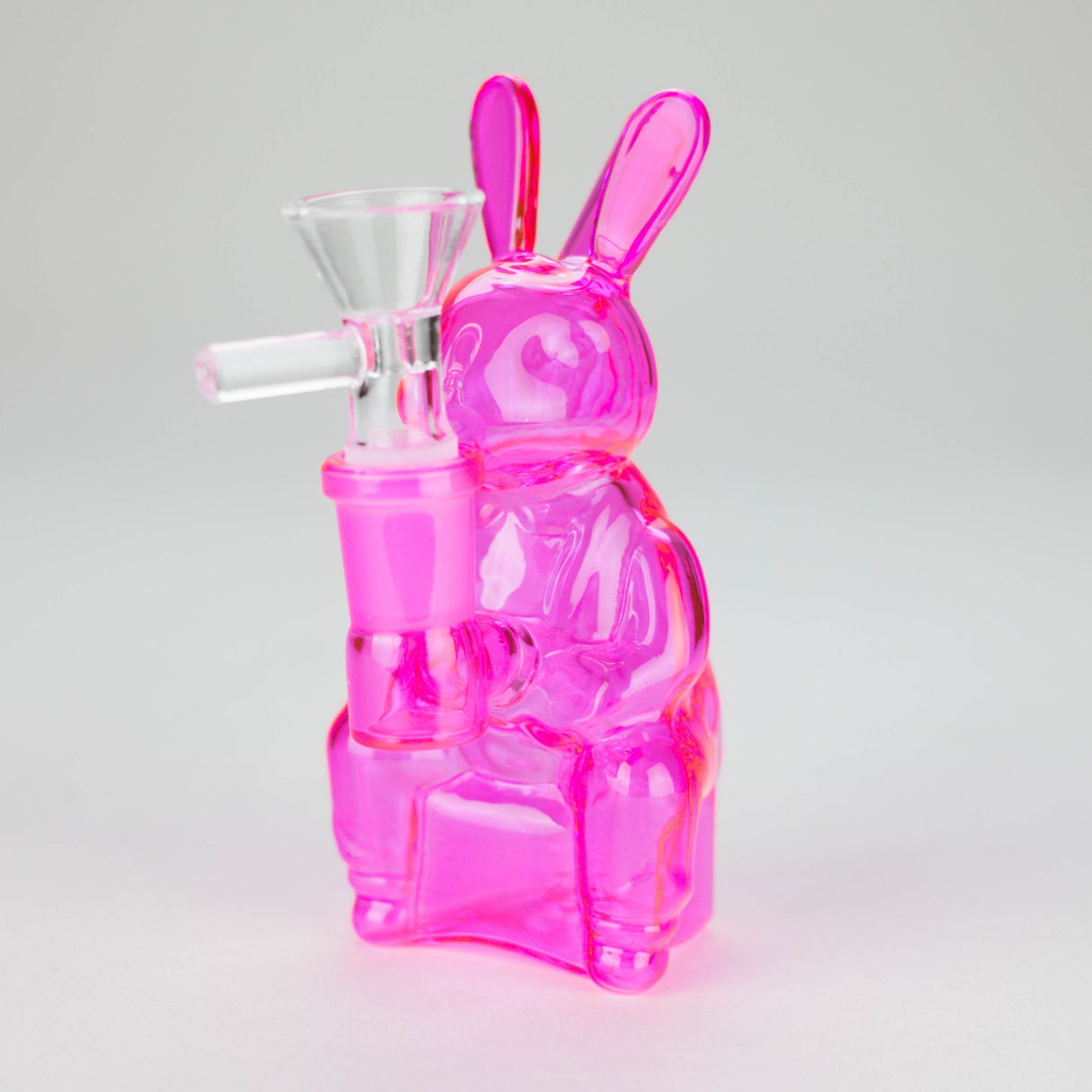6″ Pink Bunny Soft Glass Bong [HL011] Glass Bong Canadian Distributor