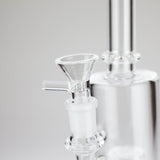 7″ Clear Glass Bong with water diffuser [C1041] Glass Bong Canadian Distributor
