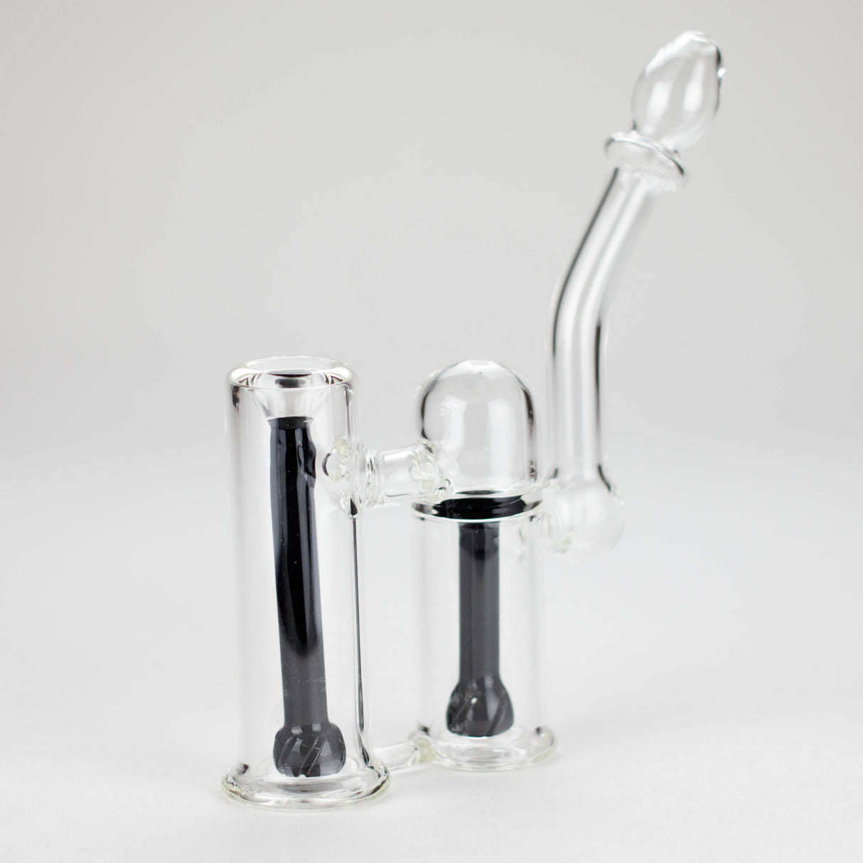 6″ Clyde Bubbler – Dual Chamber Glass Bong [DCK-018] Glass Bong Canadian Distributor