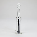 6″ Clyde Bubbler – Dual Chamber Glass Bong [DCK-018] Glass Bong Canadian Distributor