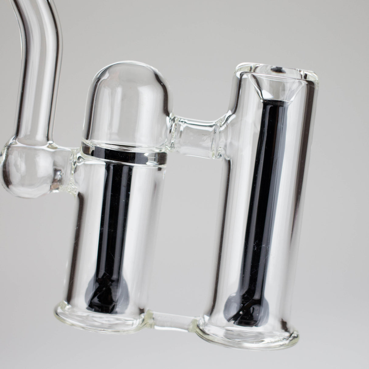 6″ Clyde Bubbler – Dual Chamber Glass Bong [DCK-018] Glass Bong Canadian Distributor