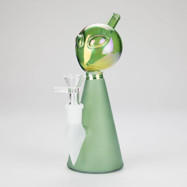 7″ Green Alien Glass Bong [XD020] Glass Bong Canadian Distributor