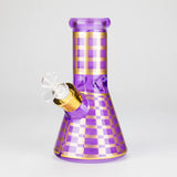 8" Soft glass beaker water bong [M08402] Glass Bong Canadian Distributor Purple