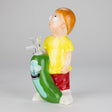 7.75″ Vintage Hippie Boy Ceramic Bong – Cartoon-Inspired Fun Design [ES085WP] Ceramic Bong Canadian Distributor
