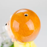 7.75″ Vintage Hippie Boy Ceramic Bong – Cartoon-Inspired Fun Design [ES085WP] Ceramic Bong Canadian Distributor