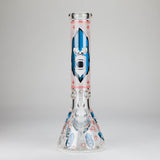 13″ 7mm Glass Beaker Bong [DCK-019] Glass Bong Canadian Distributor Red