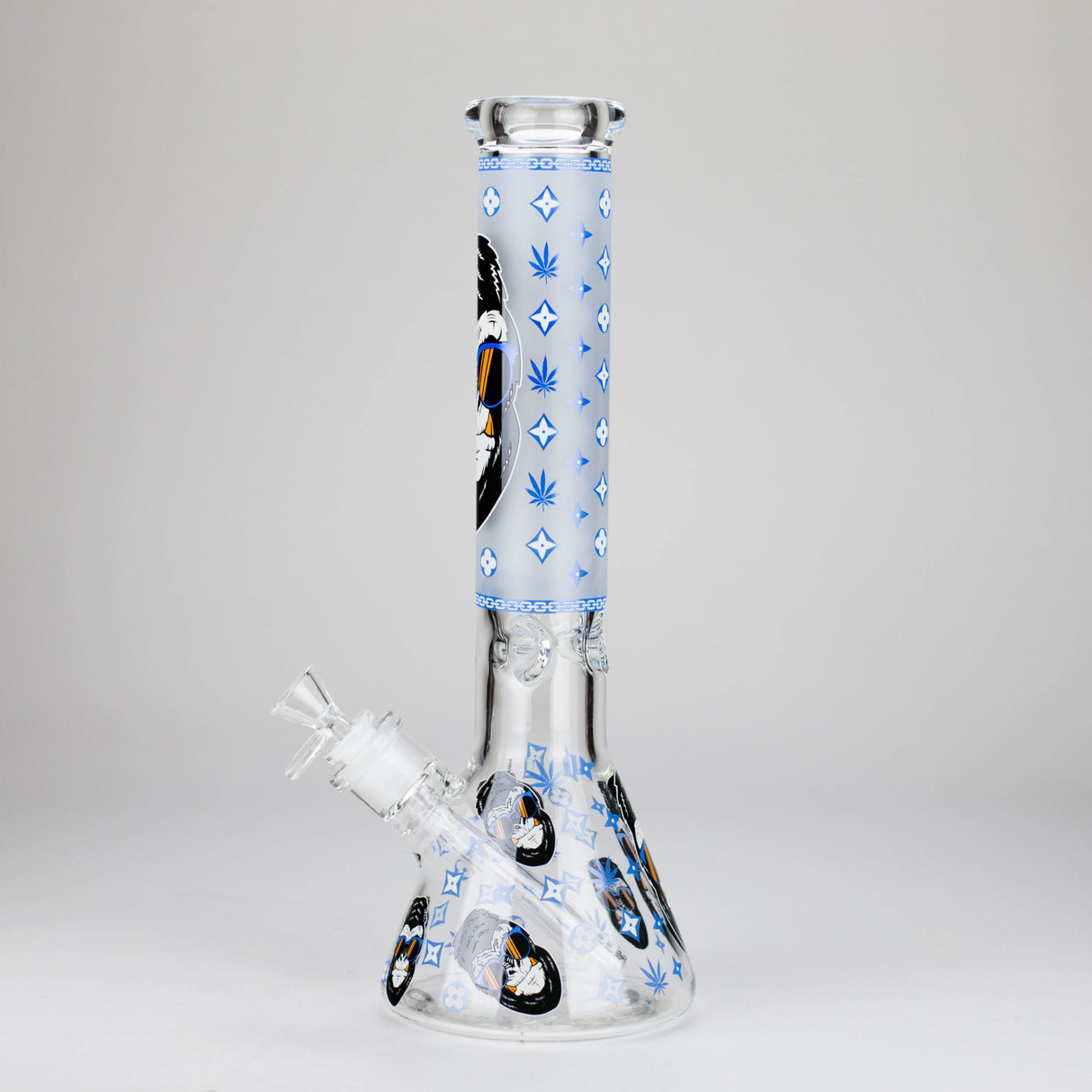 13″ 7mm Glass Beaker Bong [DCK-019] Glass Bong Canadian Distributor