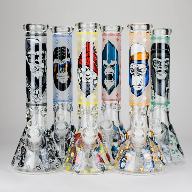 13″ 7mm Glass Beaker Bong [DCK-019] Glass Bong Canadian Distributor