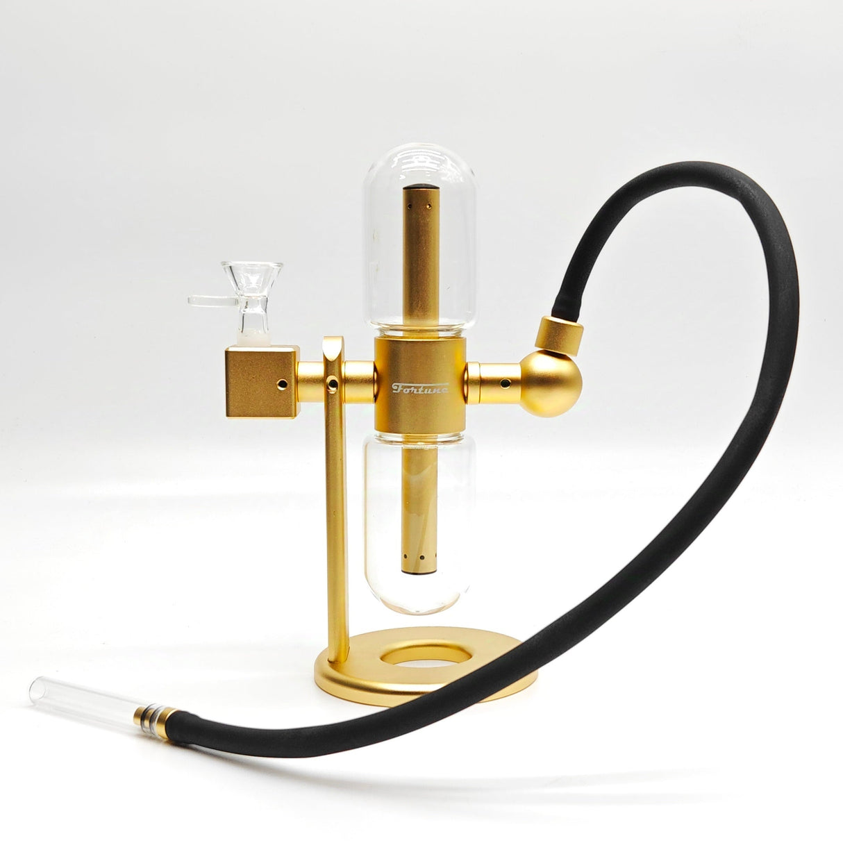 Fortune | 9" Mini Gravity Infuser [JC240412] Metal Bong Fortune Gold