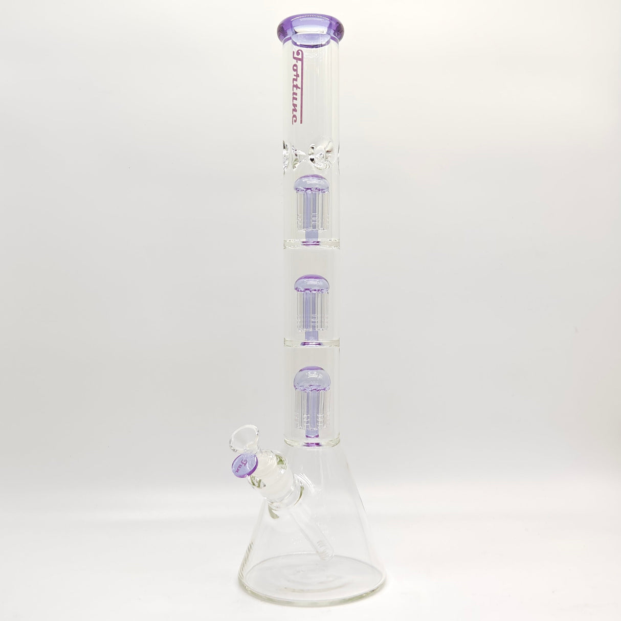 Fortune | 20" 7mm Tree Percolator Beaker [205007PC-BL] Glass Bong Fortune Purple