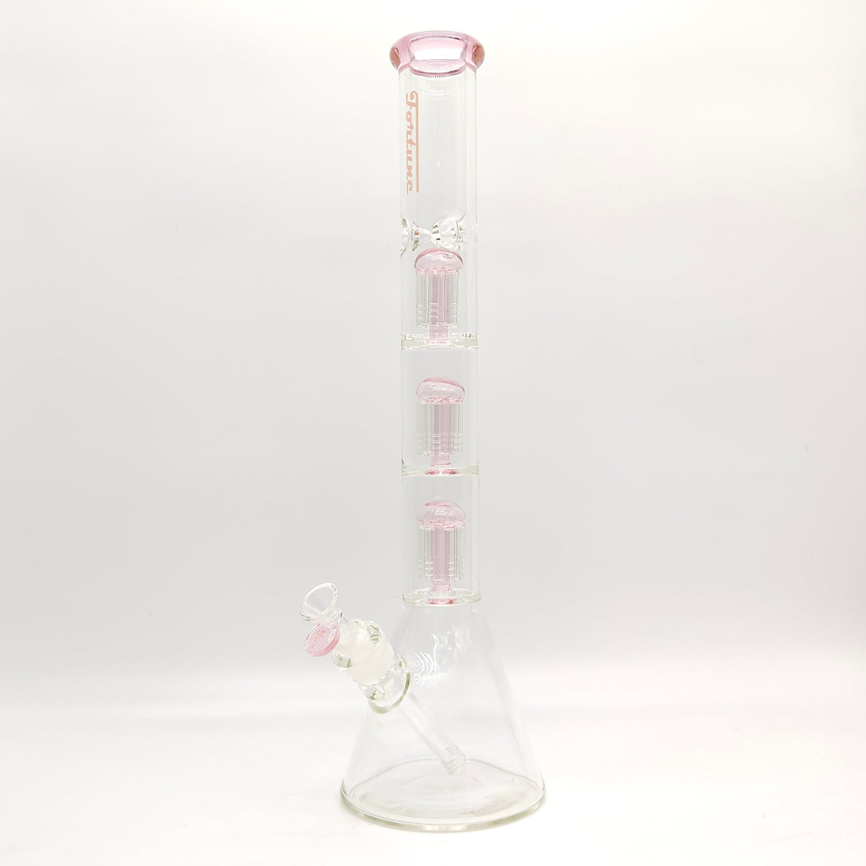 Fortune | 20" 7mm Tree Percolator Beaker [205007PC-BL] Glass Bong Fortune Pink