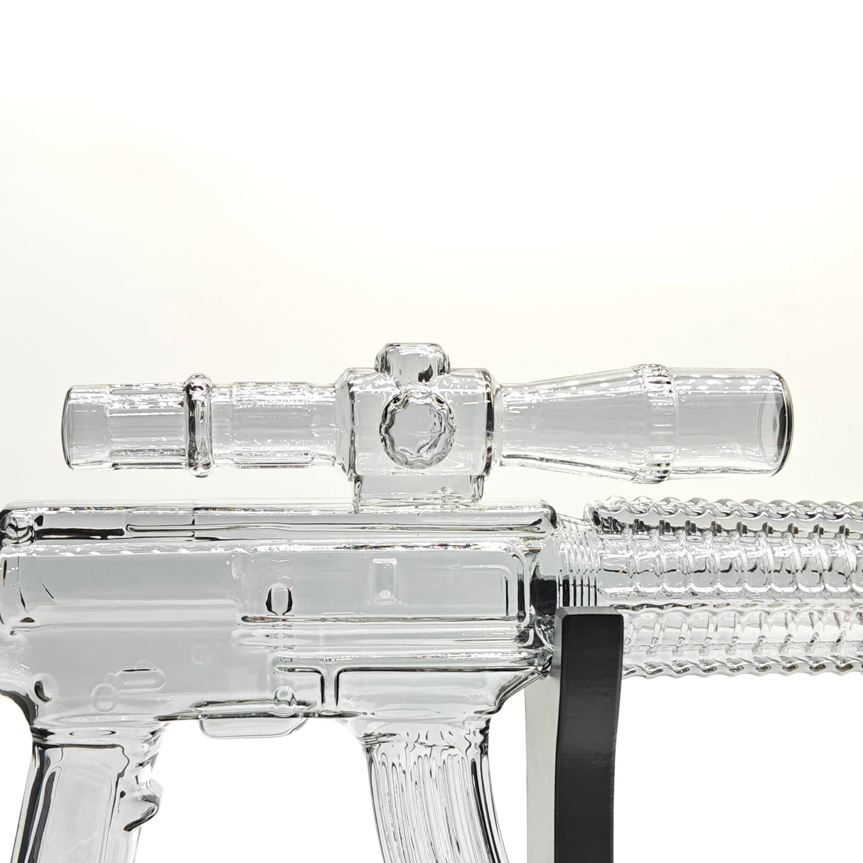 Fortune | 24" Carbine Rifle Bong With Hard Wood Stand [Gun-C] Glass Bong Fortune