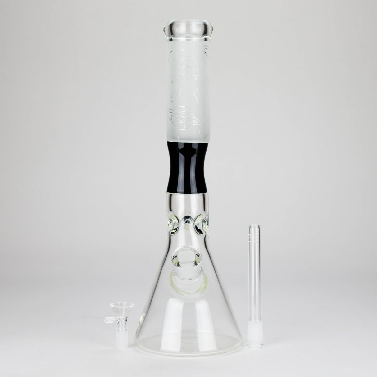 15″ 7mm Glass Beaker Bong  [C1033]