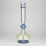16″ Inside Out Jade Blue Color Tube Glass Bong [C2698]