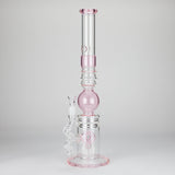 18.5″ Shower Head Perc Glass Water Bong [C2699]