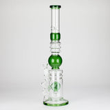 18.5″ Shower Head Perc Glass Water Bong [C2699]