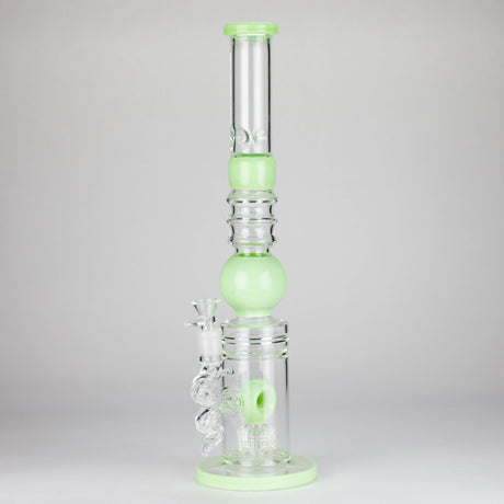 18.5″ Shower Head Perc Glass Water Bong [C2699]