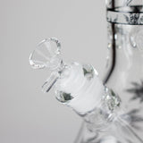 14″ Glow-in-the-Dark Glass Beaker Bong [C803x]
