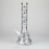 14″ Glow-in-the-Dark Glass Beaker Bong [C803x]