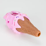 4″ Mini Silicone Ice Cream Cone Pipes – 20 Assorted Colors in Jar [ES111HP] Silicone Pipe Canadian Distributor