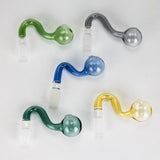 3.5″ U-Type Oil Burner Pipe – 14mm Glass Bubble Attachment [221021-2] Bowl · Banger · Oil Burner Canadian Distributor